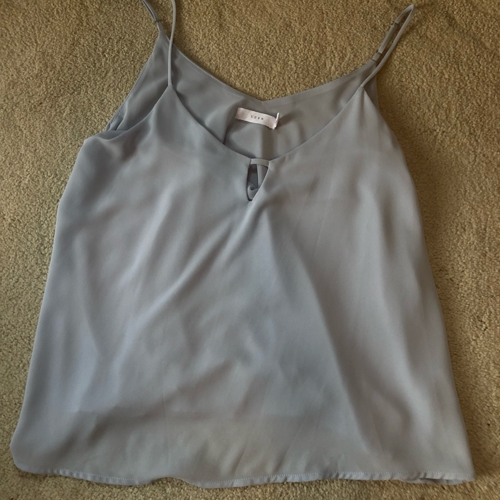 Light blue tank top
